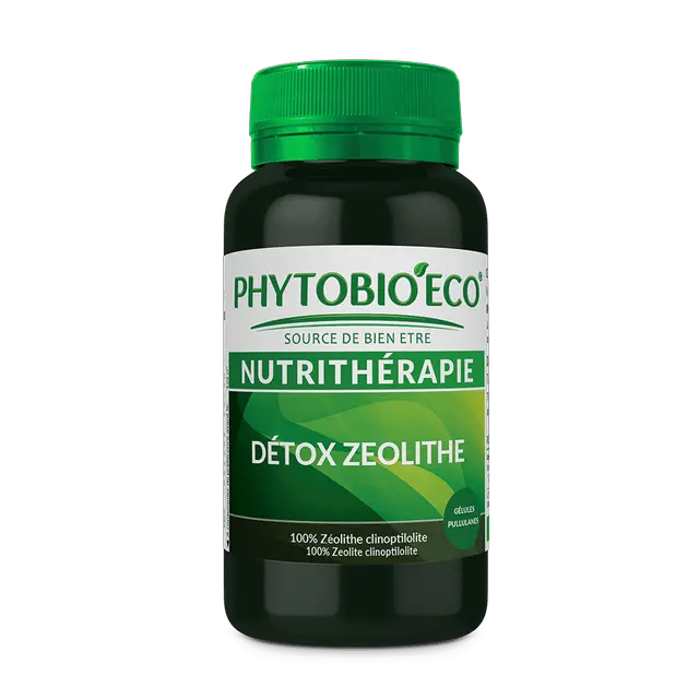 DETOX ZEOLITHE CLINOPTILOLITE - 60 gellules